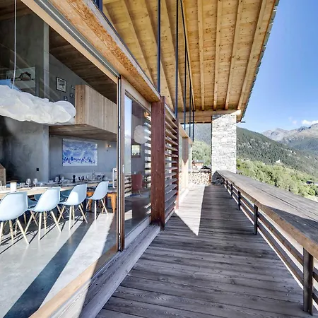 D'architecte Calme à La Rosière Avec Garage - Fr-1-690-36 Montvalezan